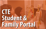 CTE student and family portal tile link
